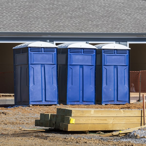 are there any restrictions on what items can be disposed of in the portable restrooms in Alston